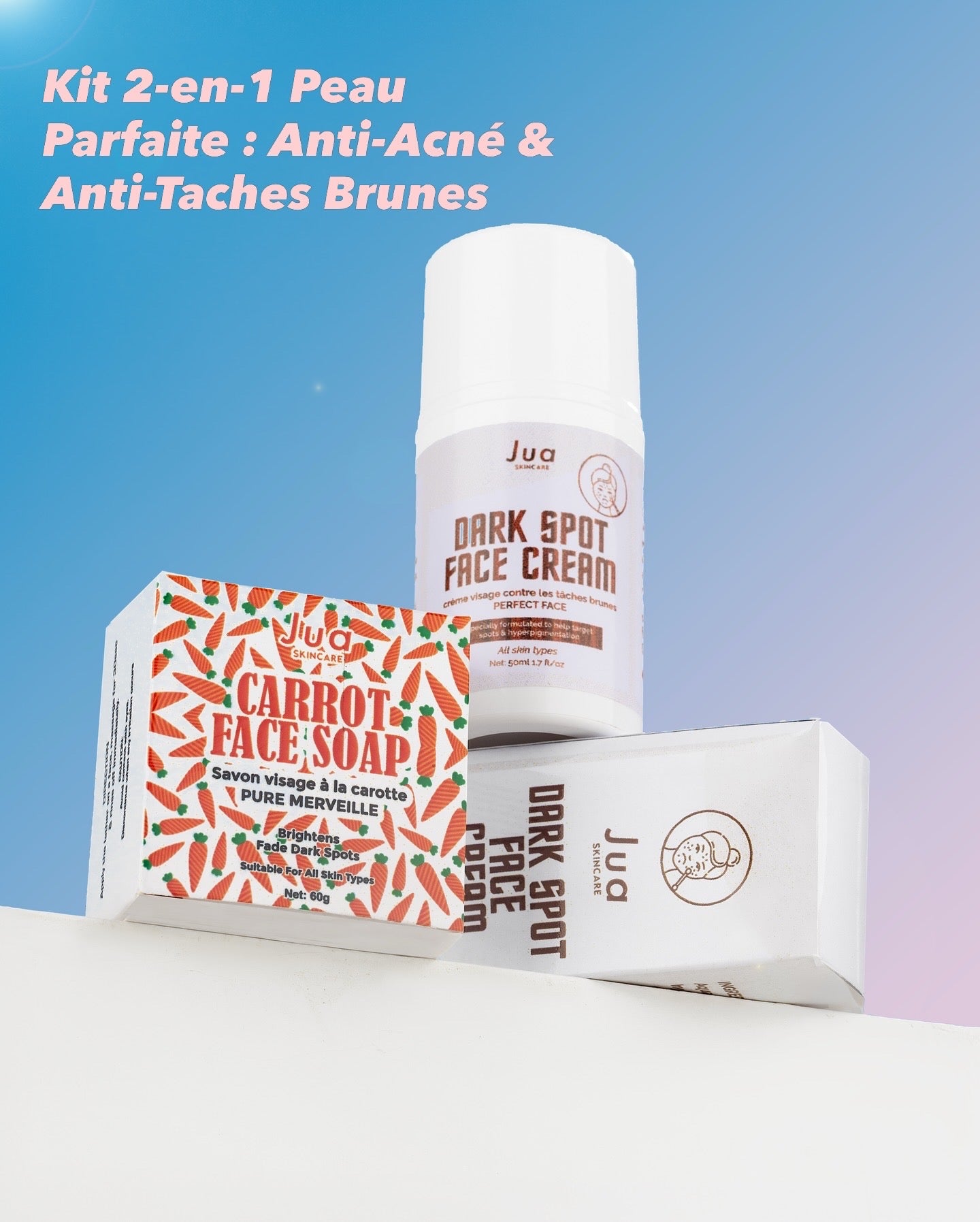 KIT ANTI TÂCHES BRUNE ET ACNÉ HORMONALES