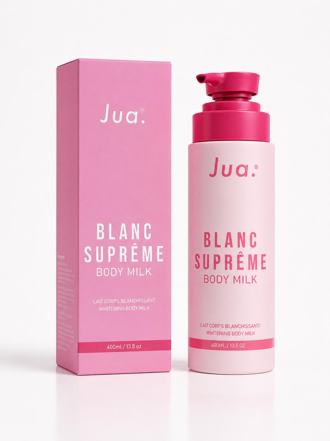 Blanc Supreme Brightening Body Milk 400ml - Even Skin Tone & Hydration |
Jua Global
