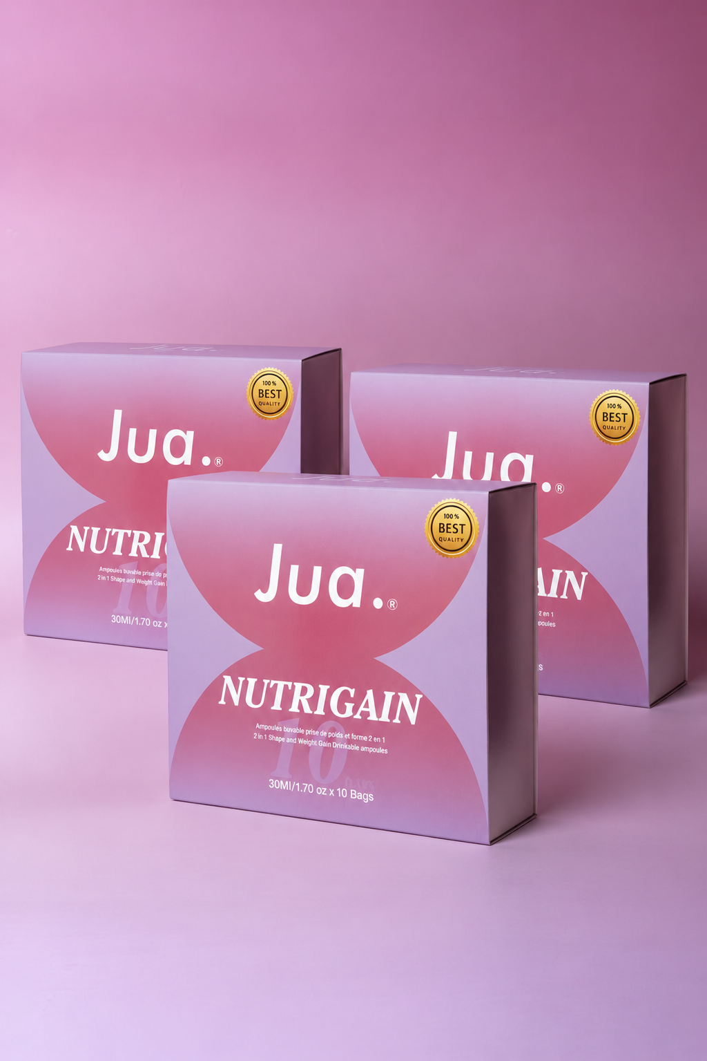 PACK DE 3 JUA NUTRIGAIN SIRUP - WEIGHT GAIN - JUA GLOBAL